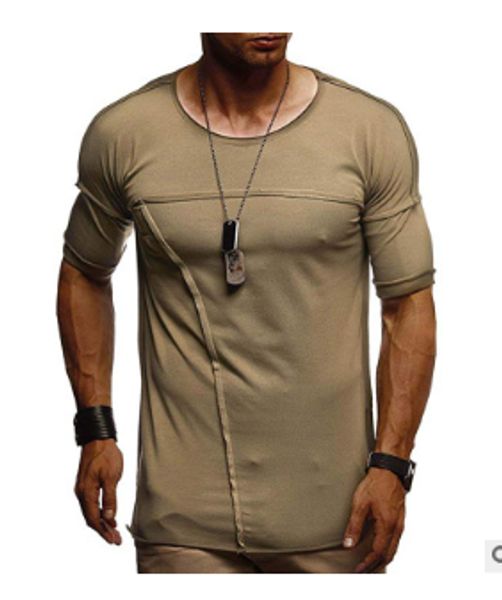 men slim fit short sleeve casual t-shirt o-neck plain shirt muscle tee, White;black
men slim fit short sleeve casual t-shirt o-neck plain shirt muscle tee, White;black