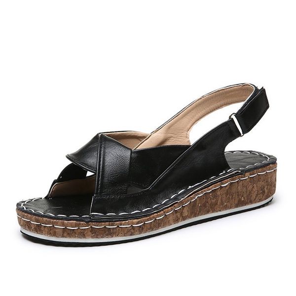women sandals 2020 summer shoes peep-toe comfortable platform sandals slip-on flat beach for women zapatos mujer, Black
women sandals 2020 summer shoes peep-toe comfortable platform sandals slip-on flat beach for women zapatos mujer, Black