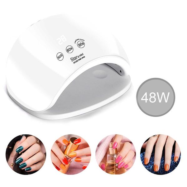 48w nail lamp uv dryer for uv gel nails dryer infrared sensor timer settings manicure machine 21pcs led curing lamp light
48w nail lamp uv dryer for uv gel nails dryer infrared sensor timer settings manicure machine 21pcs led curing lamp light