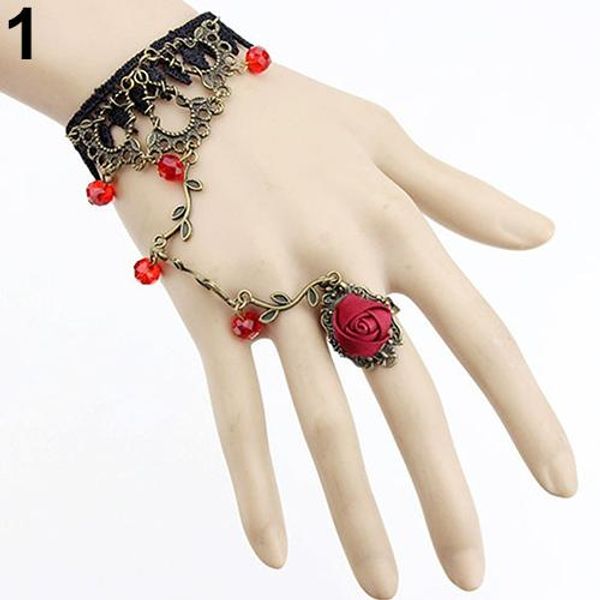 retro gothic lace flower hand slave harness bracelet chain jewelry bracelets for womentassel bracelet jewelry wholesale, Golden;silver
retro gothic lace flower hand slave harness bracelet chain jewelry bracelets for womentassel bracelet jewelry wholesale, Golden;silver