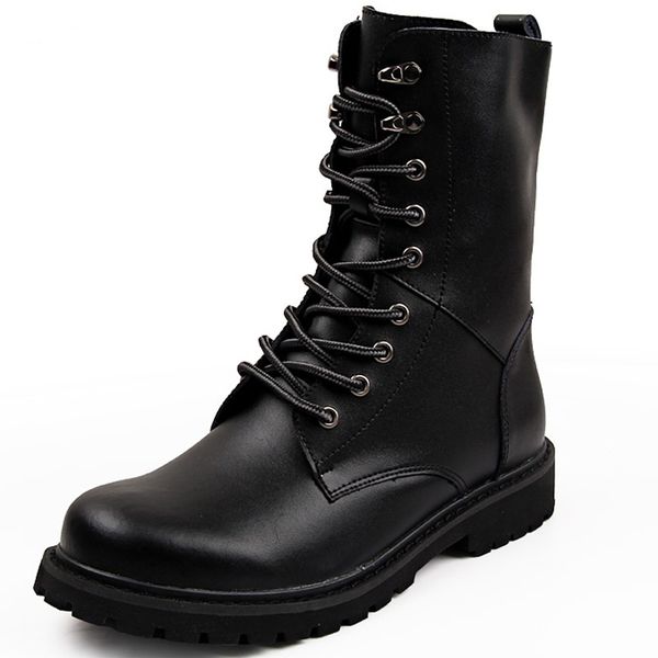 Men Boots Genuine Leather Cool Rivet Combat Army Men Boots Punk Goth Biker Men Leather Shoes, Black
Men Boots Genuine Leather Cool Rivet Combat Army Men Boots Punk Goth Biker Men Leather Shoes, Black