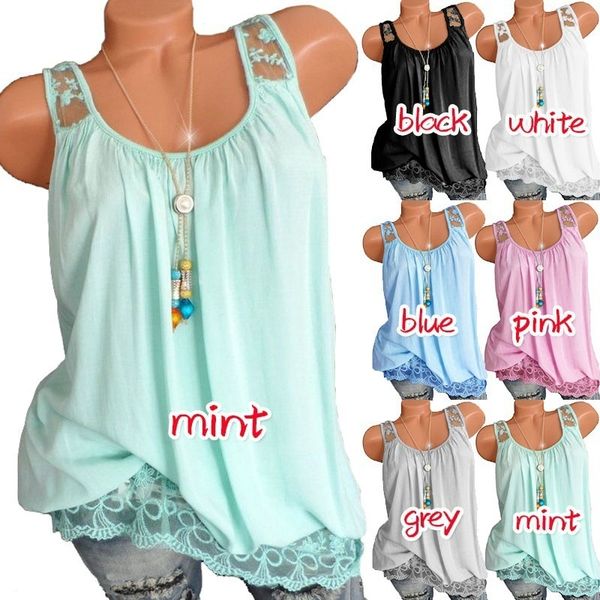 spot 2021 european spring and summer fashion street solid color round neck lace vest, support mixed batch, White
spot 2021 european spring and summer fashion street solid color round neck lace vest, support mixed batch, White