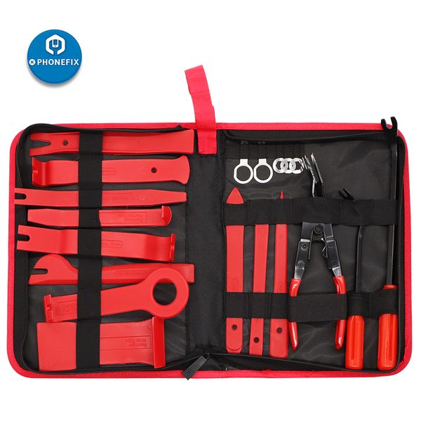 phonefix multifuctional 19pcs pry bar car dash radio door trim panel clip hand tools professional car trim removal tools kit
phonefix multifuctional 19pcs pry bar car dash radio door trim panel clip hand tools professional car trim removal tools kit