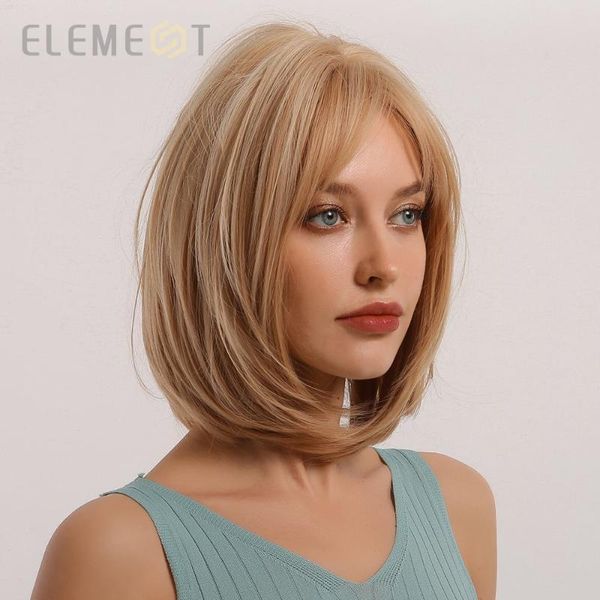 synthetic wigs short straight cute bob wig mix blonde golden with side bangs for white/black women party costume
synthetic wigs short straight cute bob wig mix blonde golden with side bangs for white/black women party costume