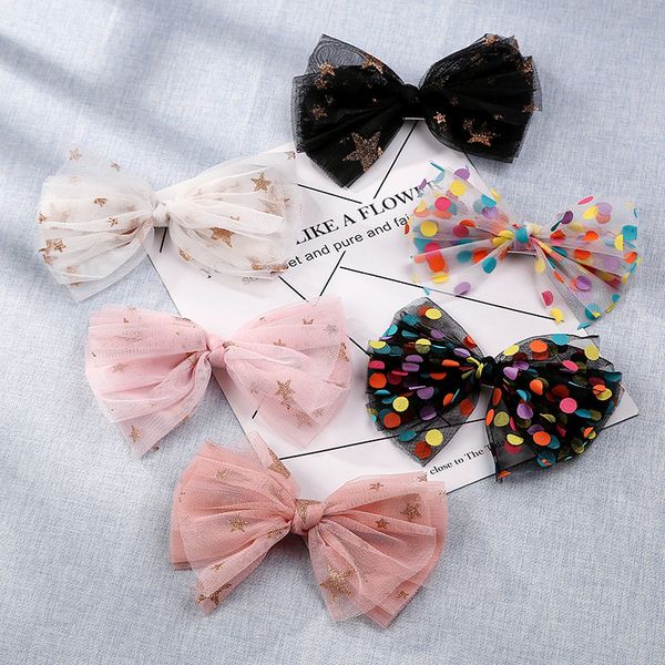 feiseli colorful star dot pattern lace yarn bowknot headwear hair clips for women girls handmade hair braided hairpin gift, Slivery;white
feiseli colorful star dot pattern lace yarn bowknot headwear hair clips for women girls handmade hair braided hairpin gift, Slivery;white