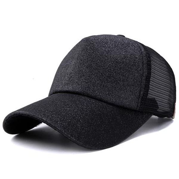 2019 new hat female summer ponytail baseball cap sequins open mouth summer long hair beauty net cap, Blue;gray
2019 new hat female summer ponytail baseball cap sequins open mouth summer long hair beauty net cap, Blue;gray