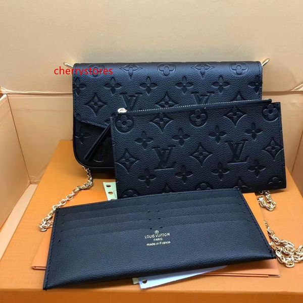 #65455 genuine leather pochette felicie 3pcs l brand v presbyopic women wallet fashion chain shoulder bag pochette mobile card holder purse
#65455 genuine leather pochette felicie 3pcs l brand v presbyopic women wallet fashion chain shoulder bag pochette mobile card holder purse