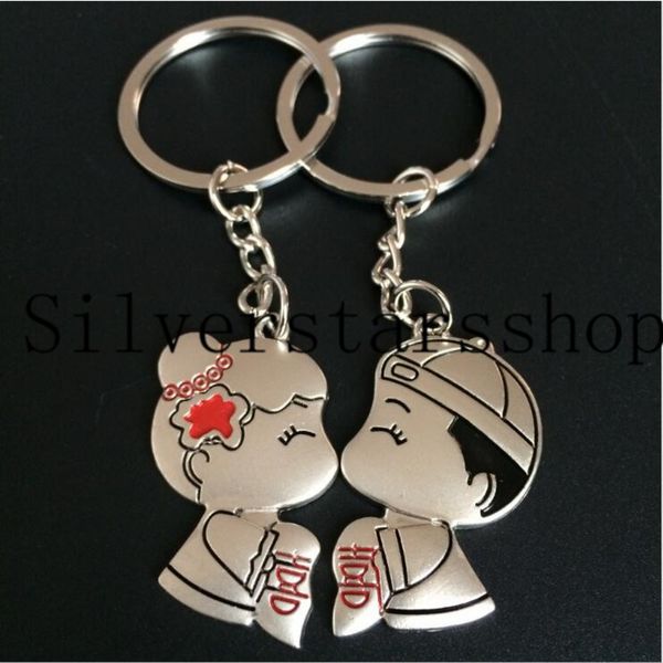 gifts factory married direct creative men small and women couples keychain hi word kissing couple metal keychain, Silver
gifts factory married direct creative men small and women couples keychain hi word kissing couple metal keychain, Silver