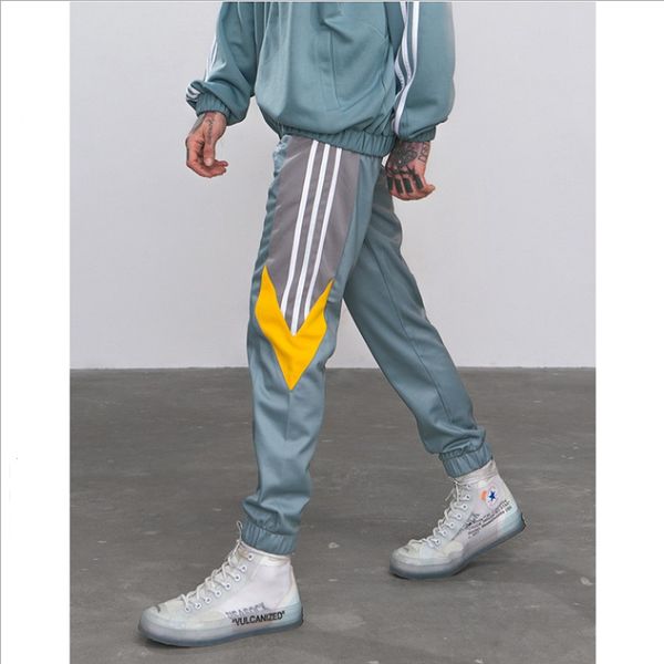 autumn new high street hip hop college wind contrast color printing men's elastic beam foot sweatpants, Black
autumn new high street hip hop college wind contrast color printing men's elastic beam foot sweatpants, Black