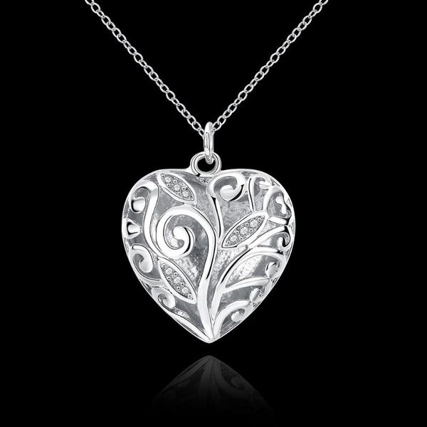 new fashion jewelry 925 sterling silver hollow heart necklace for man women gift tc21
new fashion jewelry 925 sterling silver hollow heart necklace for man women gift tc21