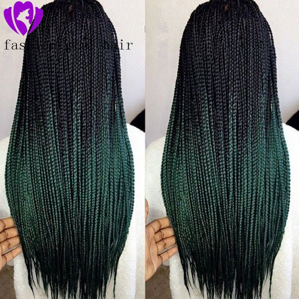 black ombre green wig synthetic braided lace front wigs for women high temperature fiber hair wigs premium braid wigs, Black;brown
black ombre green wig synthetic braided lace front wigs for women high temperature fiber hair wigs premium braid wigs, Black;brown
