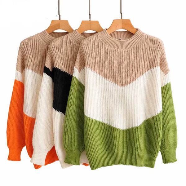 casual v shape spelling color knitting sweater preppy style student sweater 2019 autumn winter knitted, White;black
casual v shape spelling color knitting sweater preppy style student sweater 2019 autumn winter knitted, White;black