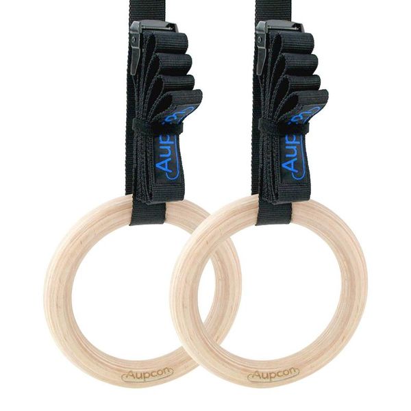 aupcon wooden gymnastic rings 28/32mm for home gym&cross exercise fitness pull up muscle ups with adjustable long buckles straps
aupcon wooden gymnastic rings 28/32mm for home gym&cross exercise fitness pull up muscle ups with adjustable long buckles straps
