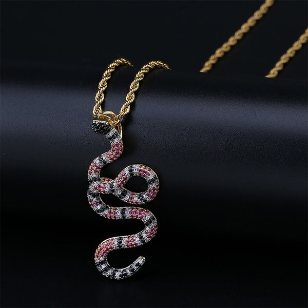 pendant necklaces jewelry luxury fashion bling zirocn necklaces exquisite 18k gold plated snake hip hop necklace ln121, Silver
pendant necklaces jewelry luxury fashion bling zirocn necklaces exquisite 18k gold plated snake hip hop necklace ln121, Silver