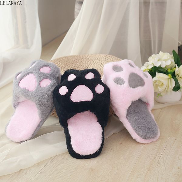 sweet cartoon bear women cotton slippers cute animals plush flip flop fashion winter keep warm indoor non-slip home shoes, Black
sweet cartoon bear women cotton slippers cute animals plush flip flop fashion winter keep warm indoor non-slip home shoes, Black