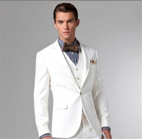 classic design white groom tuxedos peak lapel one button groomsmen mens wedding suits popular man blazer suits(jacket+pants+vest+tie) 721, Black;gray
classic design white groom tuxedos peak lapel one button groomsmen mens wedding suits popular man blazer suits(jacket+pants+vest+tie) 721, Black;gray