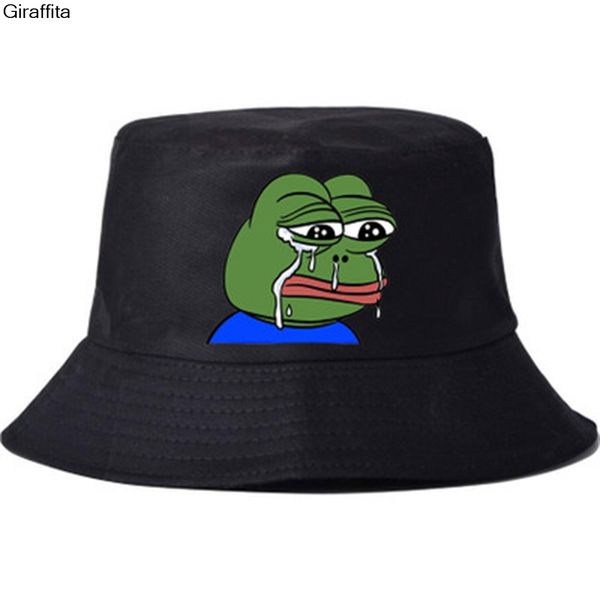 new men sun hat sad frog print fisherman cap cotton summer bucket hat for women men fashion print
new men sun hat sad frog print fisherman cap cotton summer bucket hat for women men fashion print