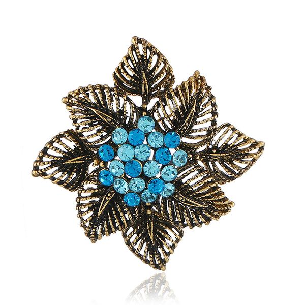 european and american fashion diamond-inlaid clothing decoration personality hollow flower brooch retro high-end pin explosion, Gray
european and american fashion diamond-inlaid clothing decoration personality hollow flower brooch retro high-end pin explosion, Gray