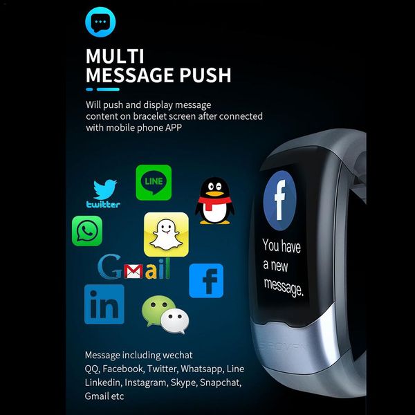 h02 color screen waterproof smart bracelet heart rate monitor health ffitness bluetooth tracker smart watch for sport pk mi band4
h02 color screen waterproof smart bracelet heart rate monitor health ffitness bluetooth tracker smart watch for sport pk mi band4