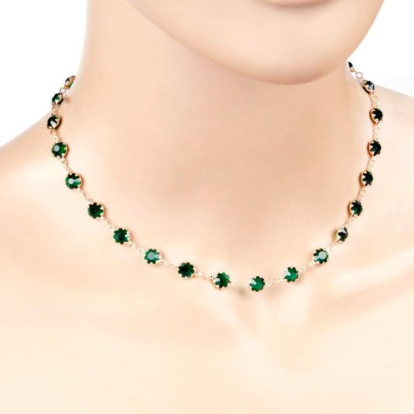 fashion jewelry gold silver color green zircon choker necklace for women geometric collier femme jewelry, Golden;silver
fashion jewelry gold silver color green zircon choker necklace for women geometric collier femme jewelry, Golden;silver