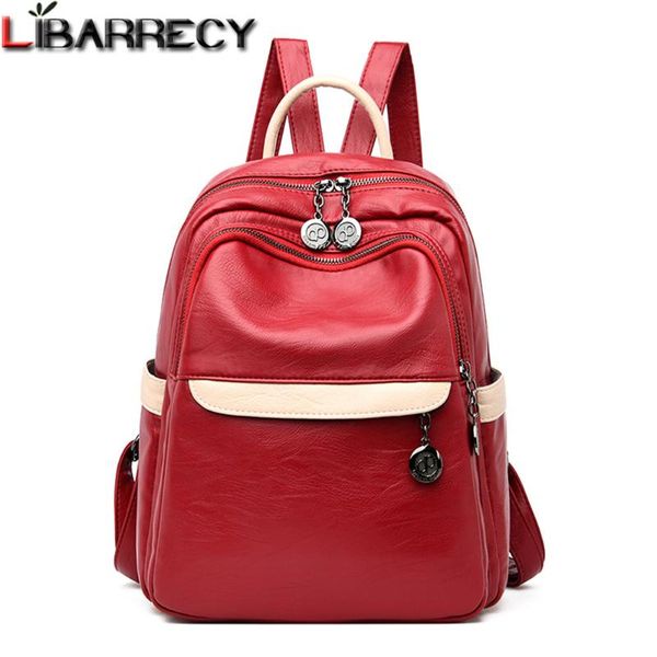 fashion new backpack women soft leather backpack female white travel back pack school backpacks for girls sac a dos
fashion new backpack women soft leather backpack female white travel back pack school backpacks for girls sac a dos