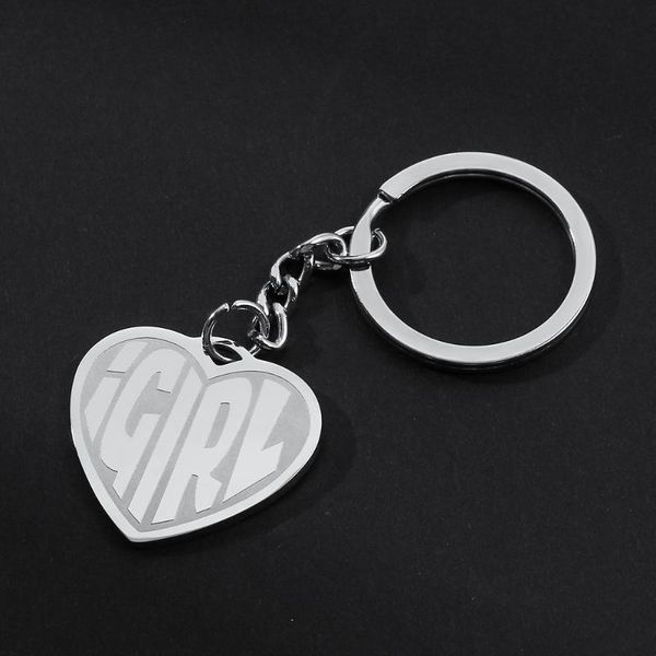 2020 new arrive letters i girl heart pendant keychain fashion jewelry for girl lady women female gift 39*31mm birthday gift, Silver
2020 new arrive letters i girl heart pendant keychain fashion jewelry for girl lady women female gift 39*31mm birthday gift, Silver