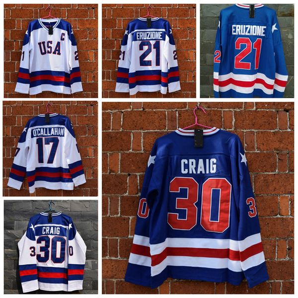 1980 miracle on ice team usa 21 mike eruzione hockey jersey pullover 30 jim craig 17 jack o'callahan blue white stitched mens jerseys, Black;red
1980 miracle on ice team usa 21 mike eruzione hockey jersey pullover 30 jim craig 17 jack o'callahan blue white stitched mens jerseys, Black;red