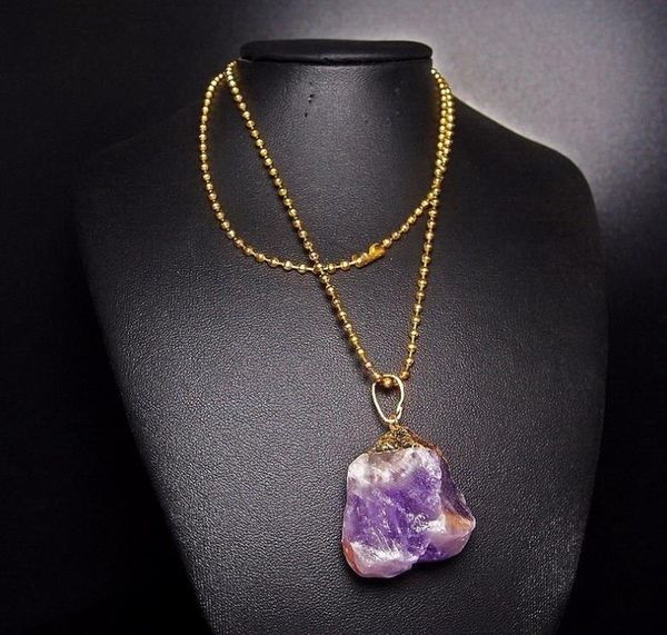 american and european fashion trend purple crystal necklace irregular personality crystal necklace boutique natural crystal necklace, Silver
american and european fashion trend purple crystal necklace irregular personality crystal necklace boutique natural crystal necklace, Silver