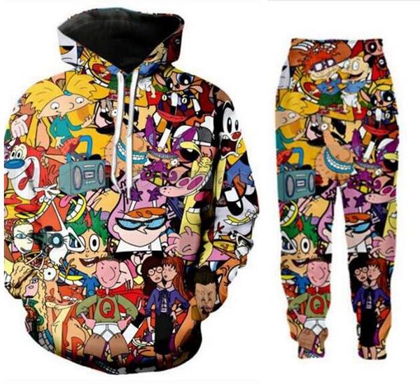 new men/womens cartoon totally 90's funny 3d print fashion tracksuits crewneck hip hop sweatshirt and pants 2 pcs set hoodies tz061, Gray
new men/womens cartoon totally 90's funny 3d print fashion tracksuits crewneck hip hop sweatshirt and pants 2 pcs set hoodies tz061, Gray