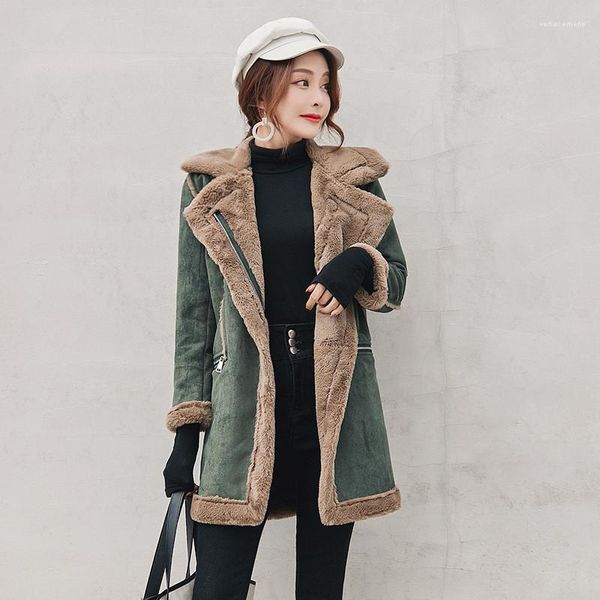 zipper outerwear lapel neck long sleeve plush coats fashion office lady cardigan jackets women contrast color, Black;brown
zipper outerwear lapel neck long sleeve plush coats fashion office lady cardigan jackets women contrast color, Black;brown