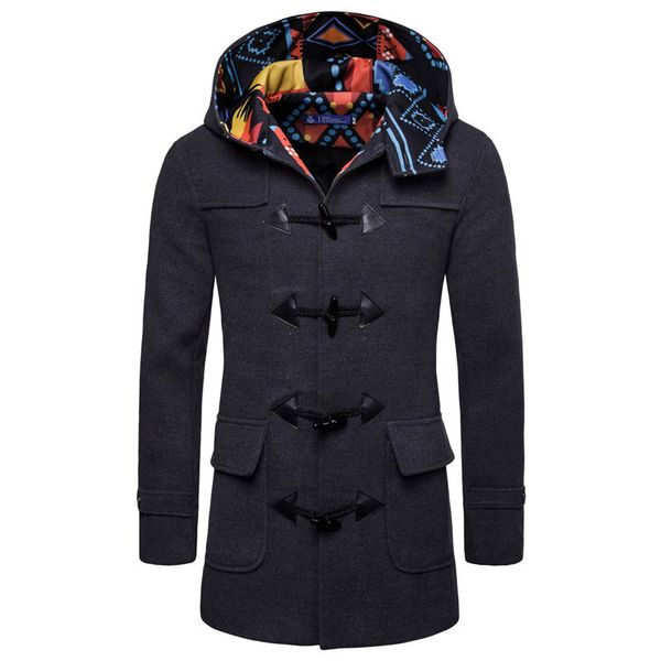 2018 hoodies men's single breasted wool winter coats for men medium long jackets man's slim fit peacoat male trench 272144, Black
2018 hoodies men's single breasted wool winter coats for men medium long jackets man's slim fit peacoat male trench 272144, Black