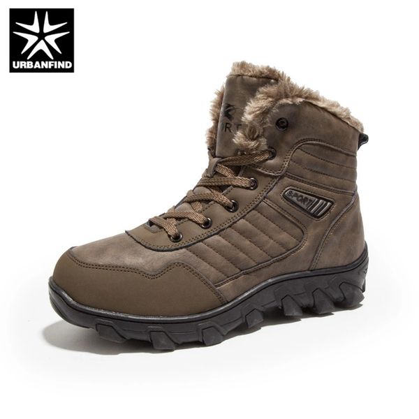 brand autumn winter warm fur men comfortable working shoes high snow boots genuine leather sneakers, Black
brand autumn winter warm fur men comfortable working shoes high snow boots genuine leather sneakers, Black