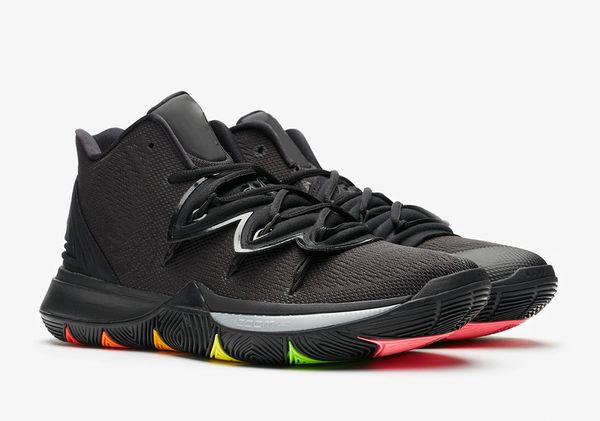 kyrie v black rainbow soles shoes for sales with box irving 5 basketball shoes store size 40-46
kyrie v black rainbow soles shoes for sales with box irving 5 basketball shoes store size 40-46