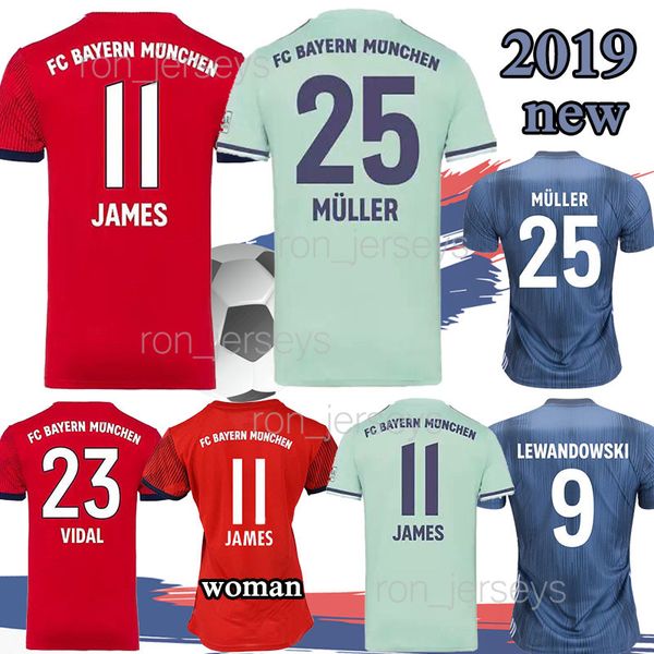 Bayern Munich 11 JAMES 2 WAGNER 5 HUMMELS 8 MARTINEZ home away Football uniform 18/19
Bayern Munich 11 JAMES 2 WAGNER 5 HUMMELS 8 MARTINEZ home away Football uniform 18/19