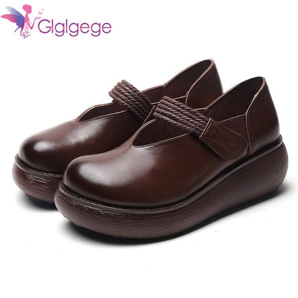 glglgege women flats shoes college wind round buckle thick crust muffin shoes small doll leather sweet, Black
glglgege women flats shoes college wind round buckle thick crust muffin shoes small doll leather sweet, Black