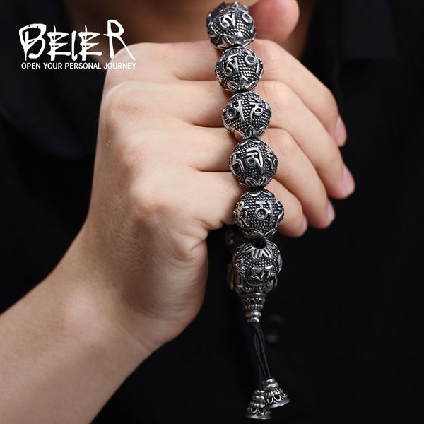 beier fashion men's high polished stainless steel buddhism mantra bracelet bring lucky jewelry bc8-029, Golden;silver
beier fashion men's high polished stainless steel buddhism mantra bracelet bring lucky jewelry bc8-029, Golden;silver