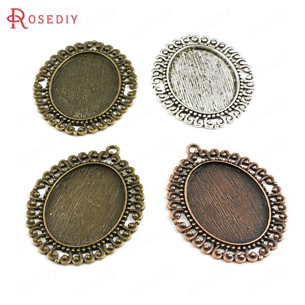 6pcs inside 40x30mm antique bronze zinc alloy oval base trays bezels cabochon beads settings cameo settings pendants findings, Silver
6pcs inside 40x30mm antique bronze zinc alloy oval base trays bezels cabochon beads settings cameo settings pendants findings, Silver