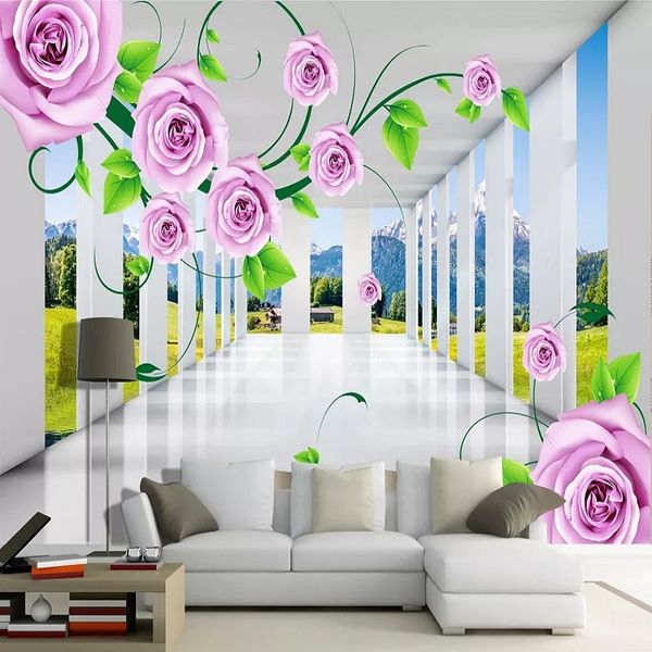 custom large mural 3d wallpaper modern creative 3d expansion space rose mountain bedroom tv back wall decor deep 5d embossed
custom large mural 3d wallpaper modern creative 3d expansion space rose mountain bedroom tv back wall decor deep 5d embossed
