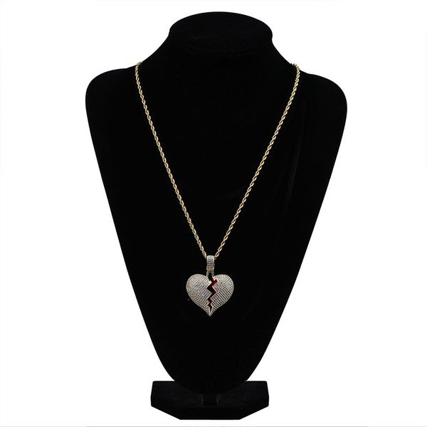 broken heart pendant necklace for mens womens new fashion personality hip hop necklace couple jewelry, Silver
broken heart pendant necklace for mens womens new fashion personality hip hop necklace couple jewelry, Silver