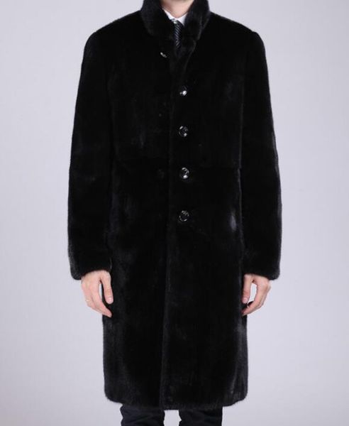 s-6xl 2019 spring men's new fashion imitation water mane slim long section collar thick large size coat, Black
s-6xl 2019 spring men's new fashion imitation water mane slim long section collar thick large size coat, Black