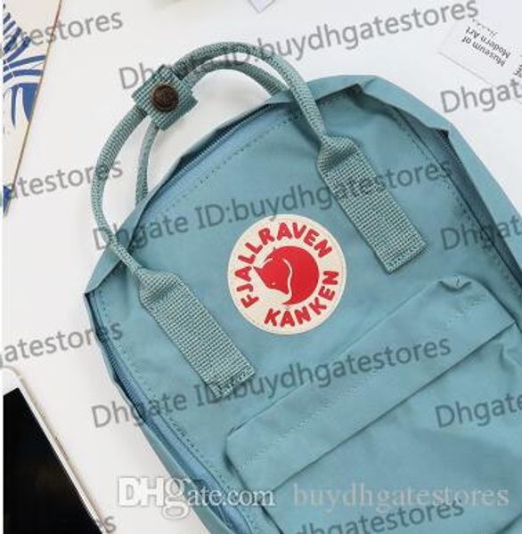 

fjallraven kanken classic men women backpacks un blue student waterproof computer bag travel backpacks outlet sale