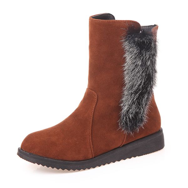 new women's shoes winter woman snow boots flock mid-calf miding equestrian boots short plush australia style high quality, Black
new women's shoes winter woman snow boots flock mid-calf miding equestrian boots short plush australia style high quality, Black