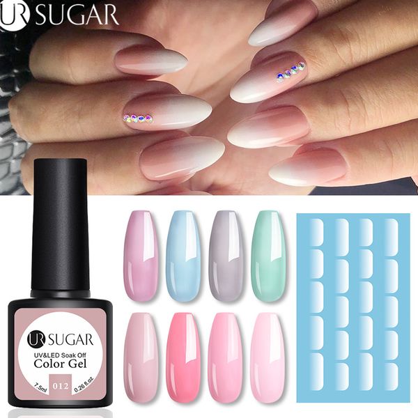 ur sugar jelly nude gel nail polish with opal jelly water decal set gradient effect semi-transparent soak off uv gel varnish diy, Red;pink
ur sugar jelly nude gel nail polish with opal jelly water decal set gradient effect semi-transparent soak off uv gel varnish diy, Red;pink