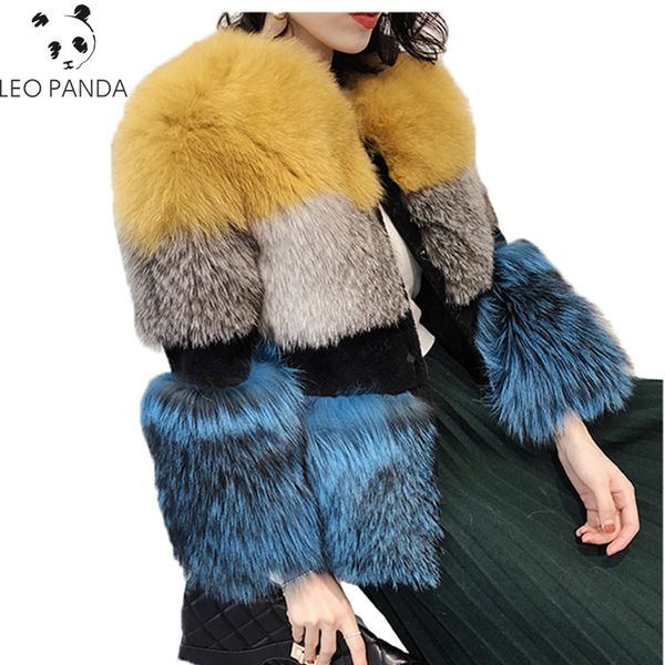 New fa hion woman pring autumn warm thicken round collar covered button pocket coat female real fur fur coat cy527, Black
New fa hion woman pring autumn warm thicken round collar covered button pocket coat female real fur fur coat cy527, Black