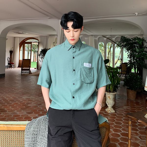 3 colors men summer short sleeve loose casual shirts male streetwear fashion hip hop party show dress shirt, White;black
3 colors men summer short sleeve loose casual shirts male streetwear fashion hip hop party show dress shirt, White;black