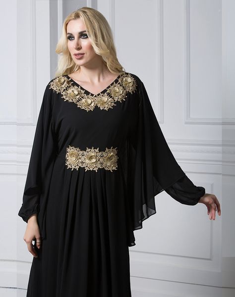 women muslim maxi dress embroidery long sleeve abaya kaftan islamic arab dubai robe chiffon dress lf-30, Red
women muslim maxi dress embroidery long sleeve abaya kaftan islamic arab dubai robe chiffon dress lf-30, Red