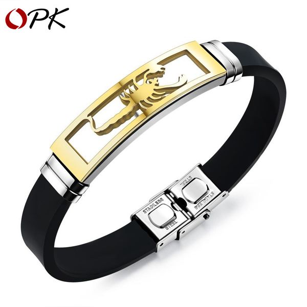 2020 new style fashion jewelry titanium steel gold scorpion men leather bracelet fashion man cool accessories gifts for men, Golden;silver
2020 new style fashion jewelry titanium steel gold scorpion men leather bracelet fashion man cool accessories gifts for men, Golden;silver