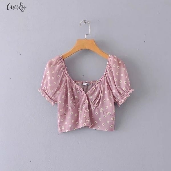 women sweetheart neckline button up crop with puff sleeves little daisy crop blouse drop shipping, White
women sweetheart neckline button up crop with puff sleeves little daisy crop blouse drop shipping, White