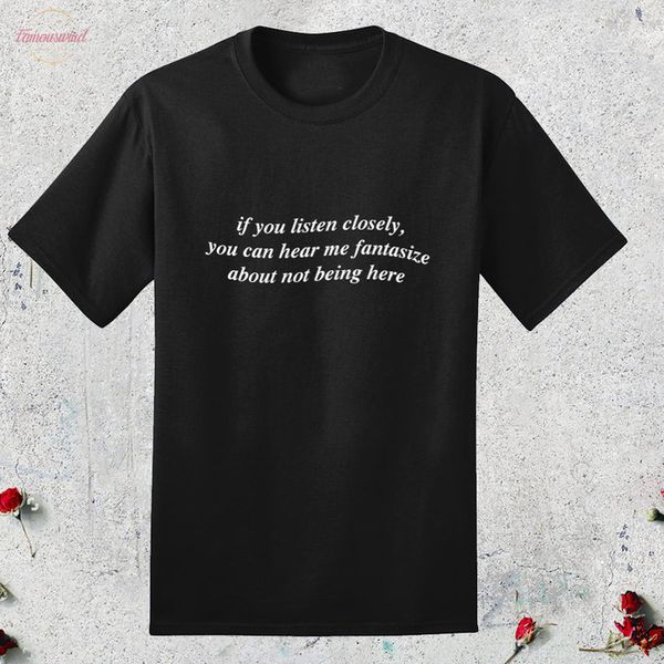 if you listen closely you can hear me fantasize black t shirt tumblr summer fashion grunge 90s t flutter sleeve tee women, White
if you listen closely you can hear me fantasize black t shirt tumblr summer fashion grunge 90s t flutter sleeve tee women, White