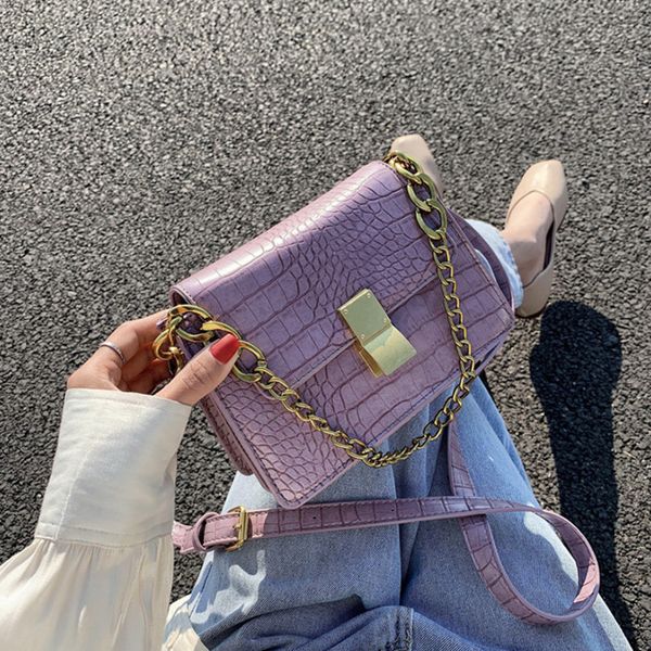 fashion crocodile pattern pu leather crossbody bags for women 2020 summer chain small shoulder handbags female quality totes
fashion crocodile pattern pu leather crossbody bags for women 2020 summer chain small shoulder handbags female quality totes